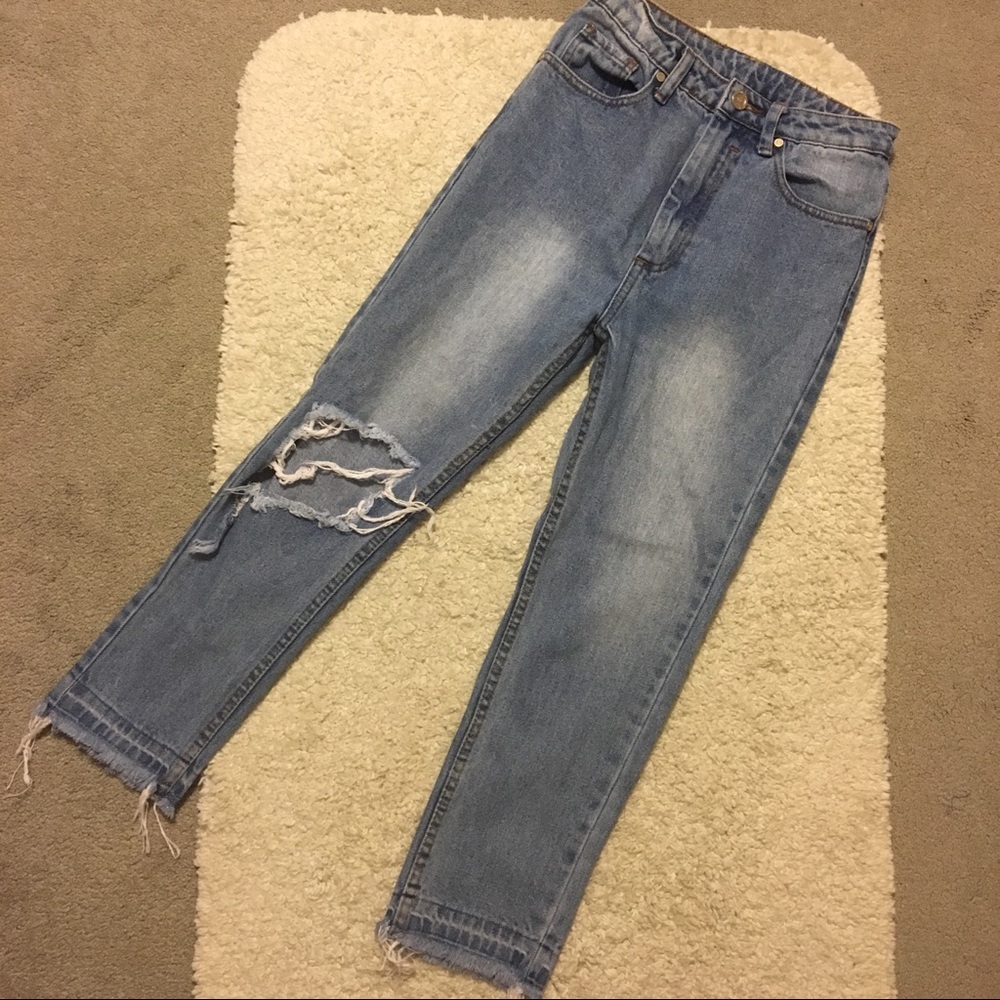 UNIF Distressed Cutoff Jeans
